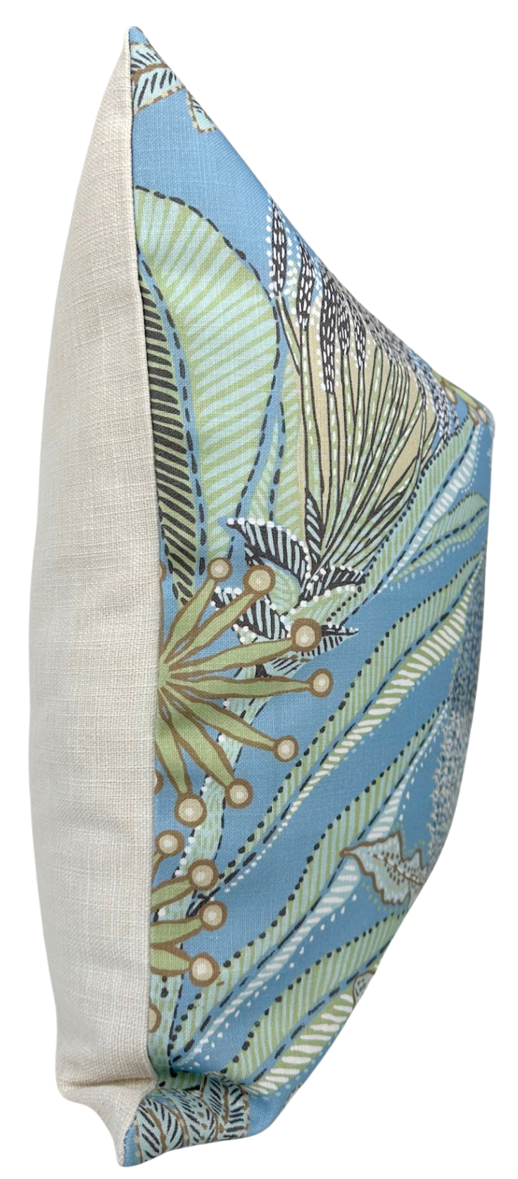Protea Performance Pillow in Spa Blue