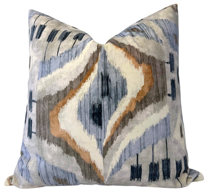 Artesian Velvet Pillow in Birch