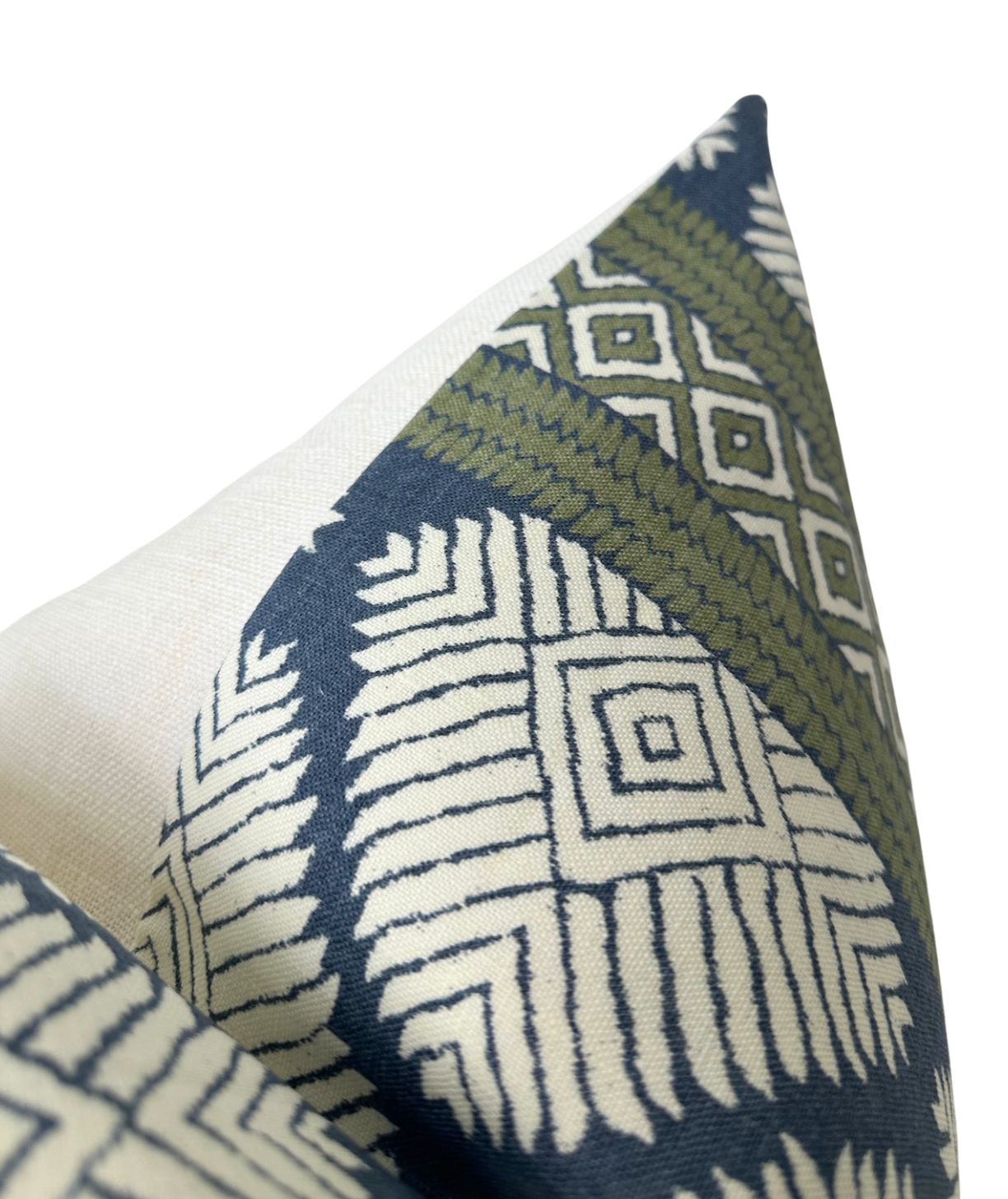 Austin Pillow in Bluestone + Green