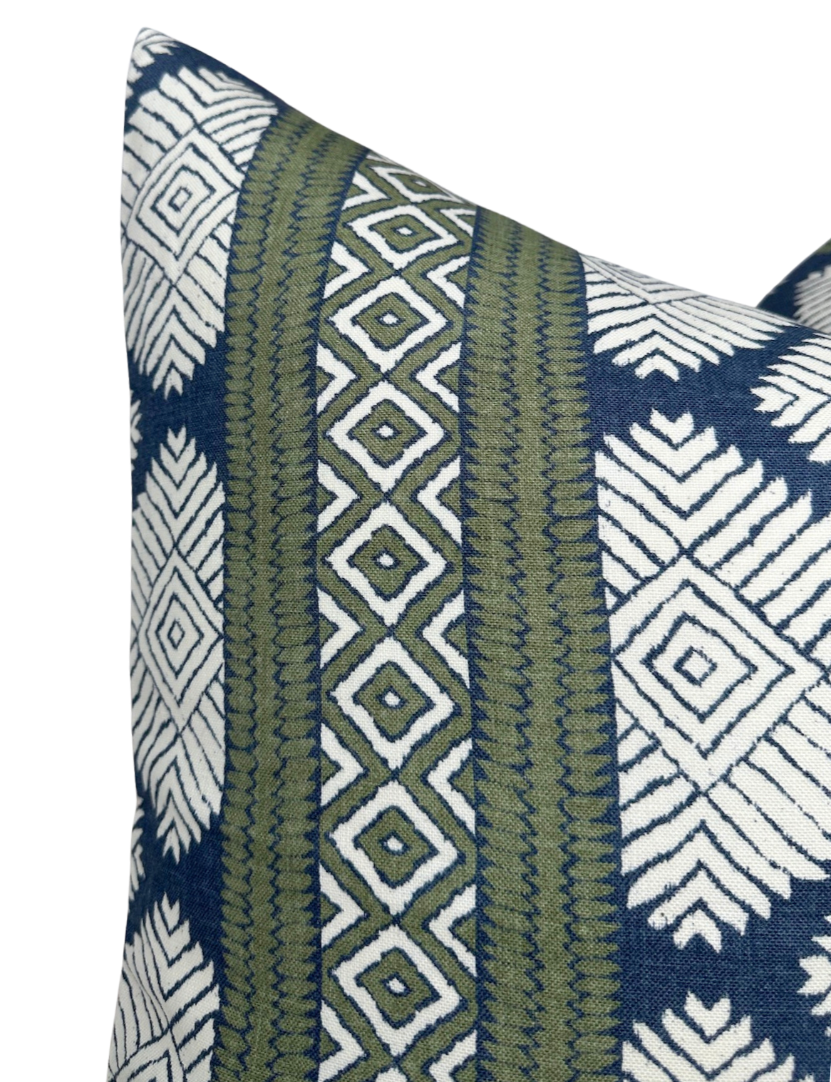 Austin Pillow in Bluestone + Green