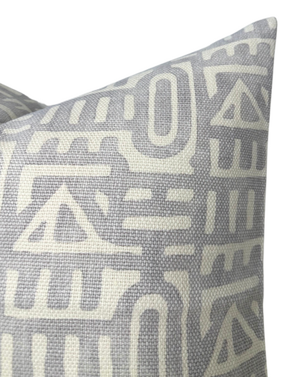 Keystone Pillow in Fennel Grey