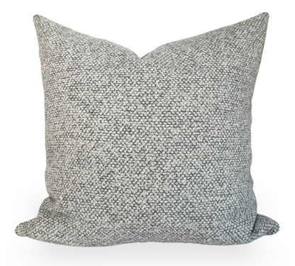 On the Lamb Woven Pillow in Platinum