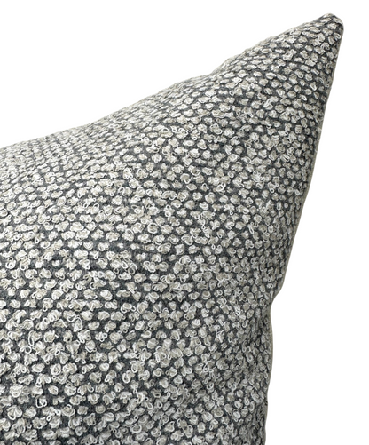 On the Lamb Woven Pillow in Platinum