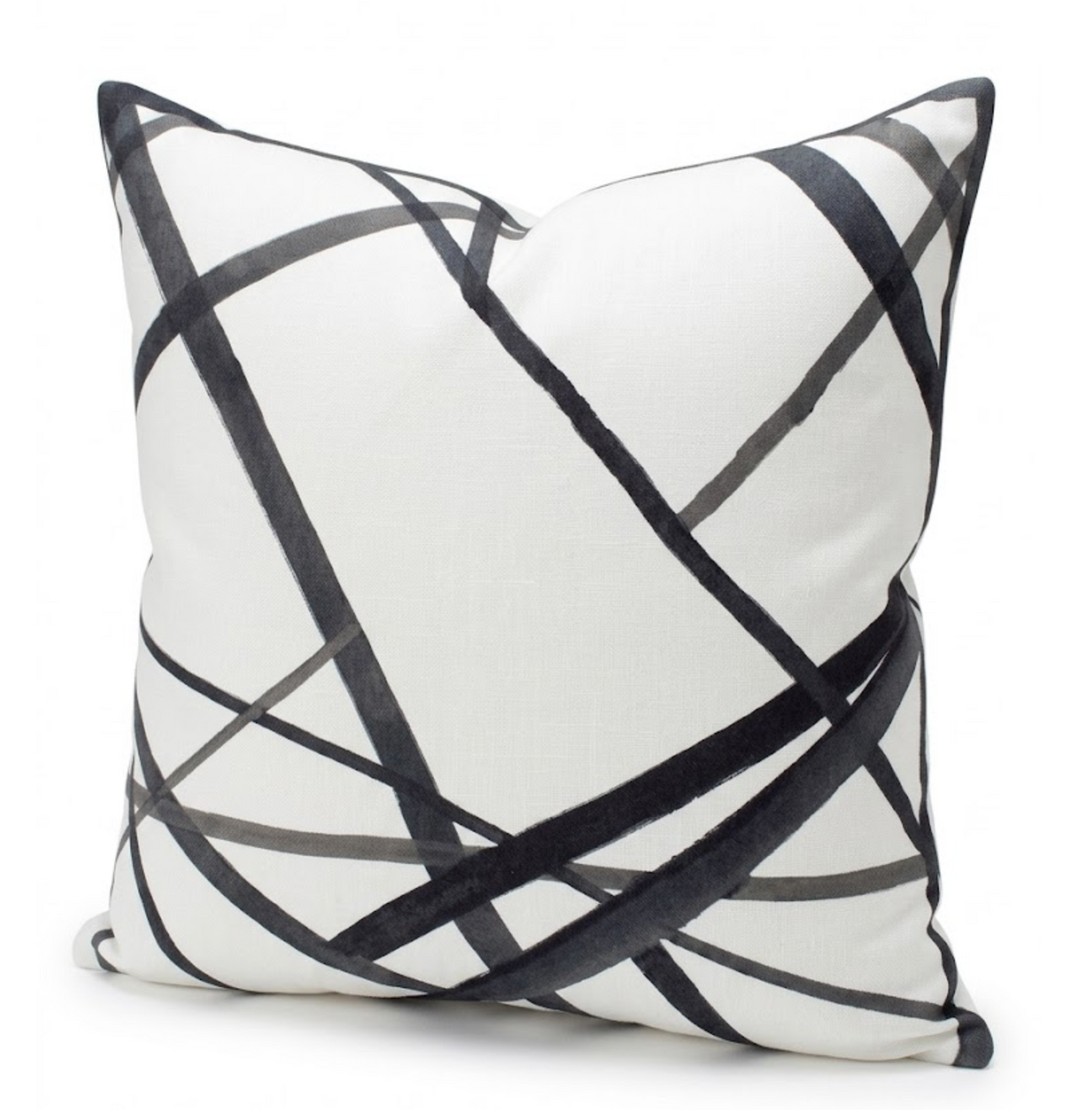 Channels Pillow in Ebony