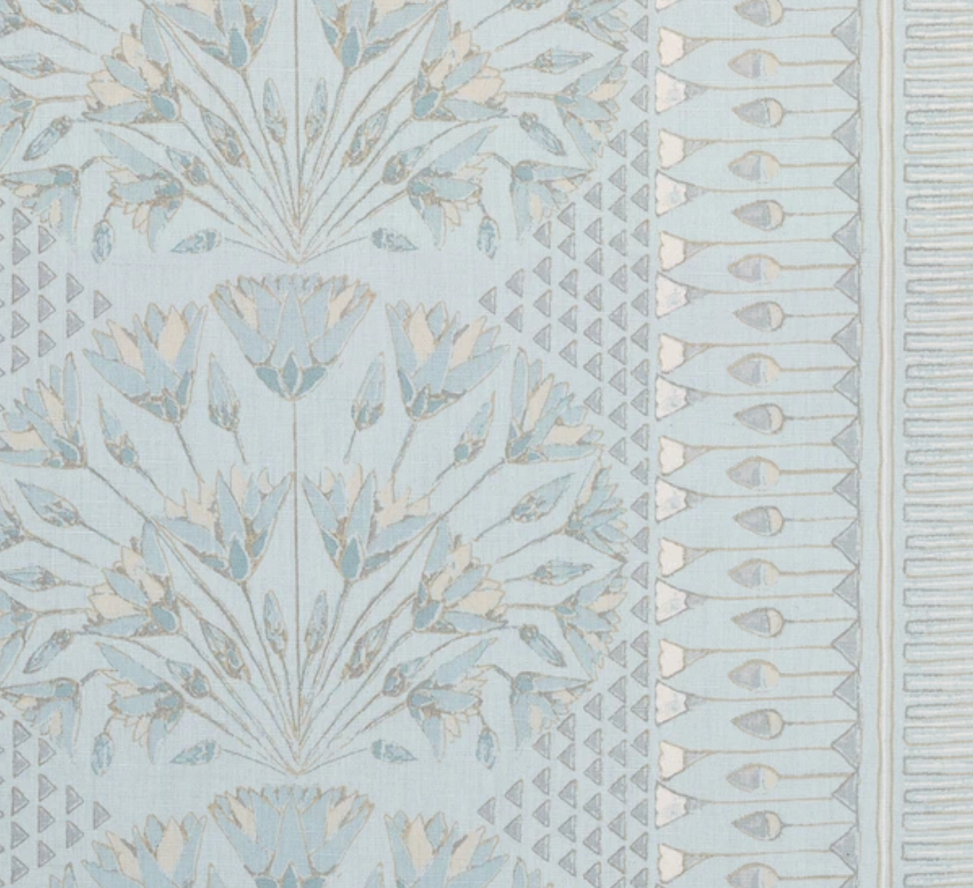 Cairo Pillow in Spa Blue