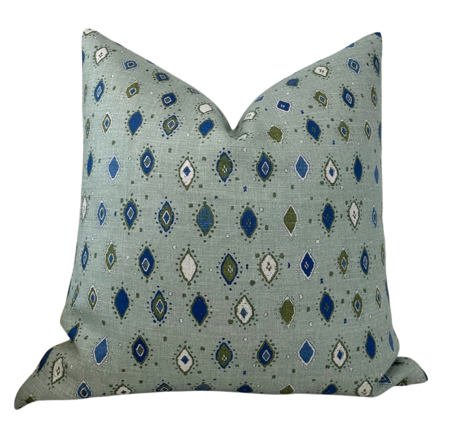 Oona Pillow in Ocean Indigo