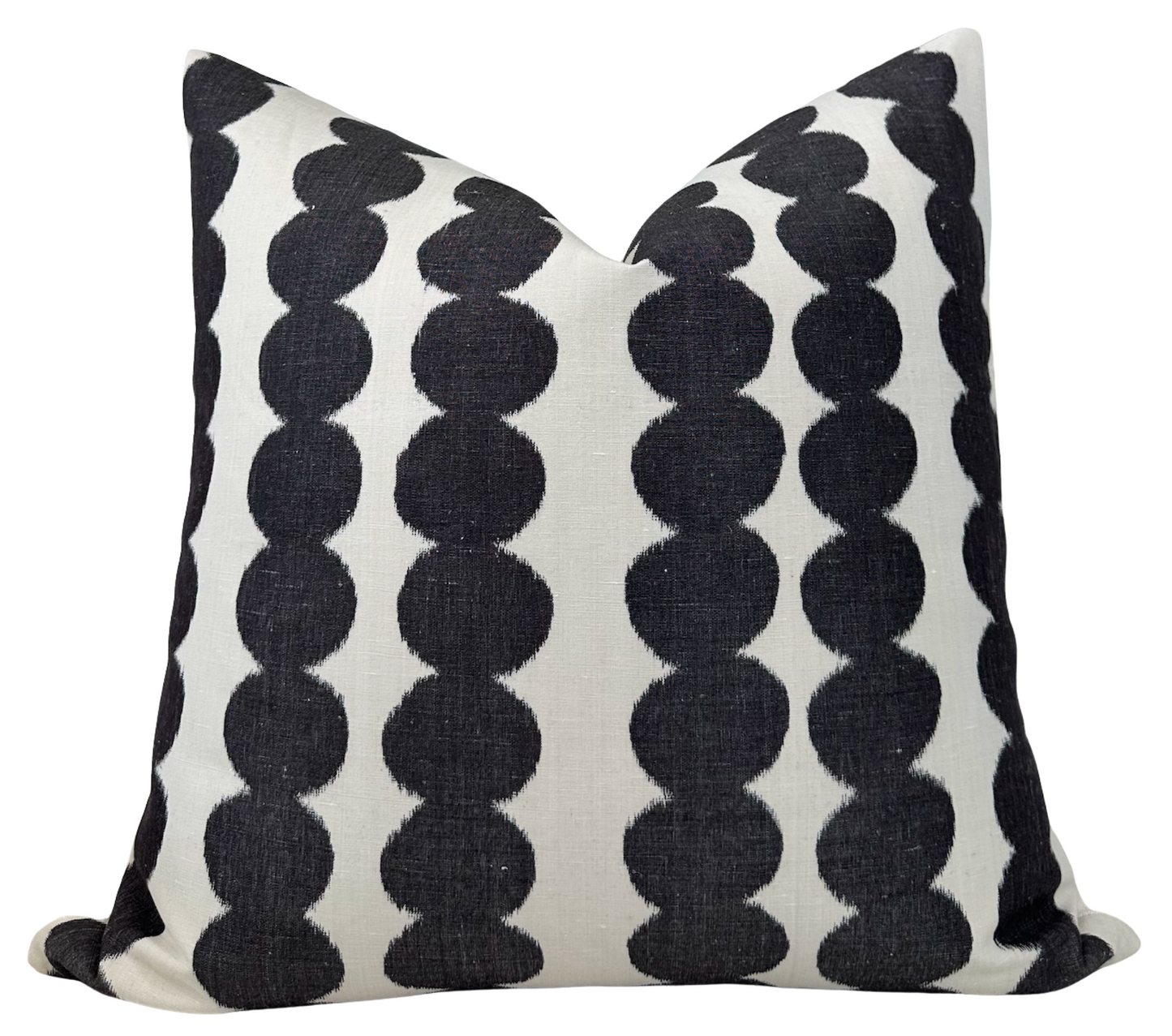 Full Circle Pillow in Faded Black
