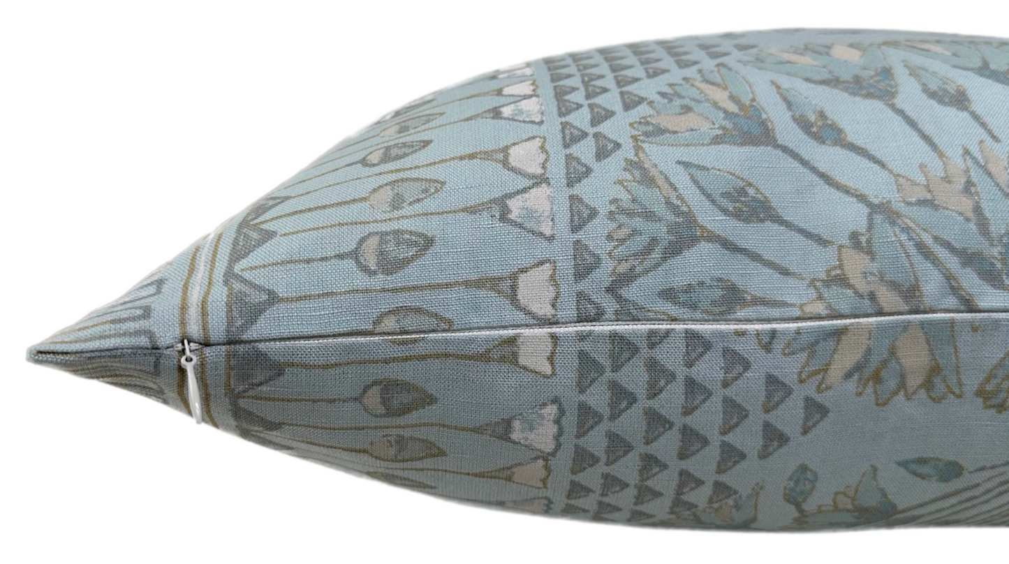 Cairo Pillow in Spa Blue