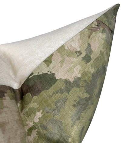 Woodland Clearing Pillow in Green