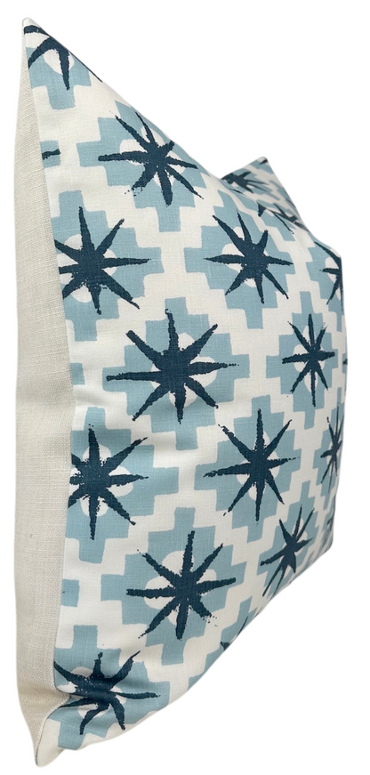Starburst Pillow in North Blue/Blue