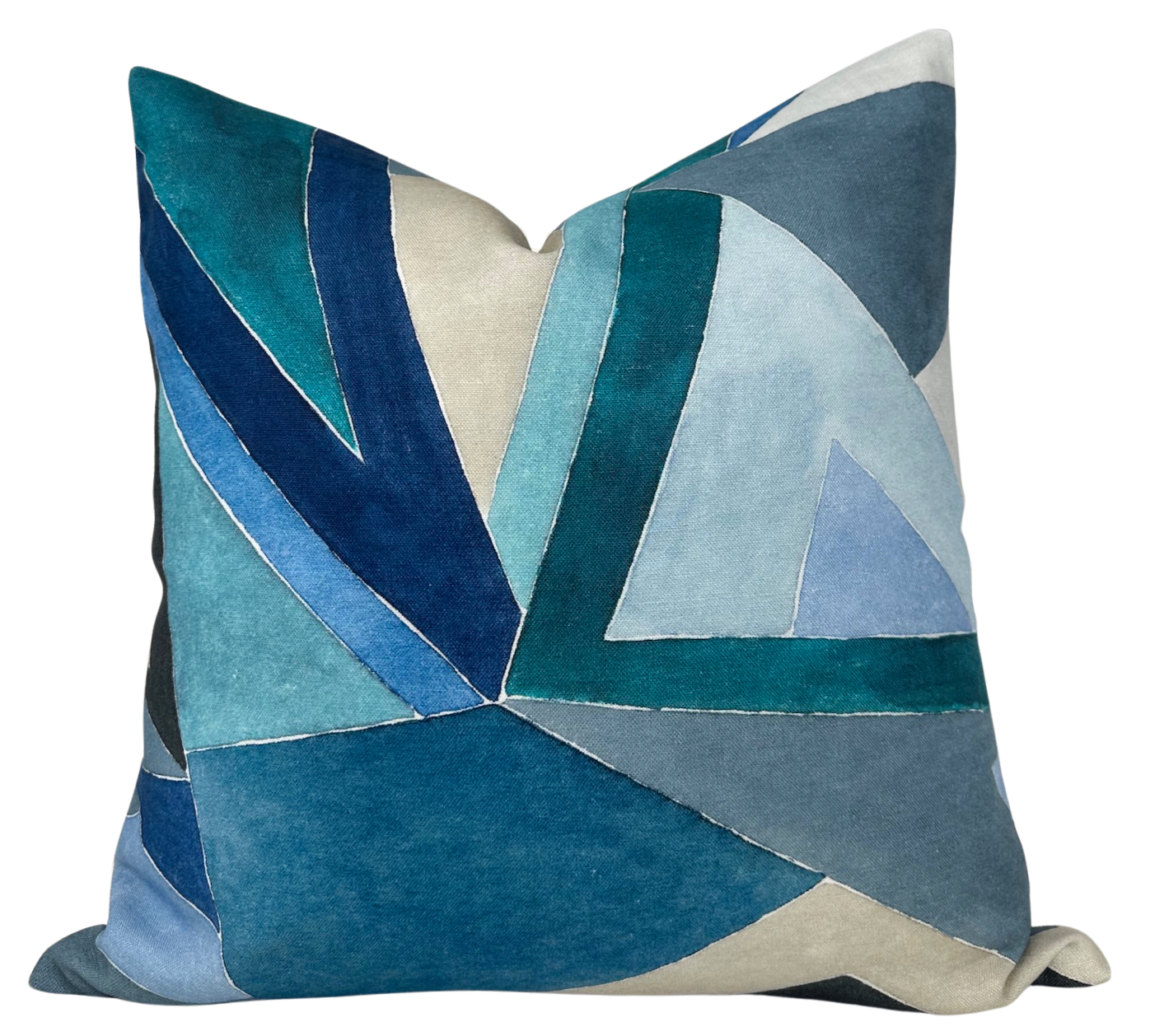 Roulade Pillow in Navy Blue