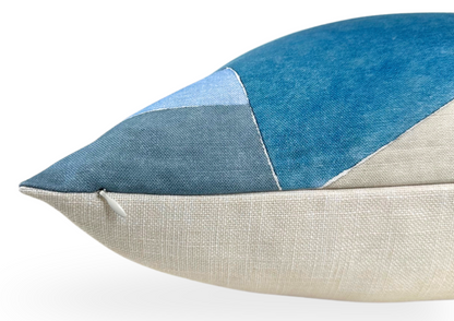 Roulade Pillow in Navy Blue