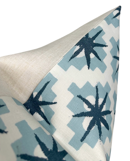 Starburst Pillow in North Blue/Blue