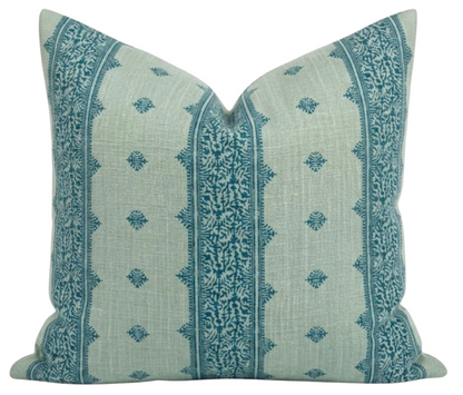 Fez Pillow in Teal Blue