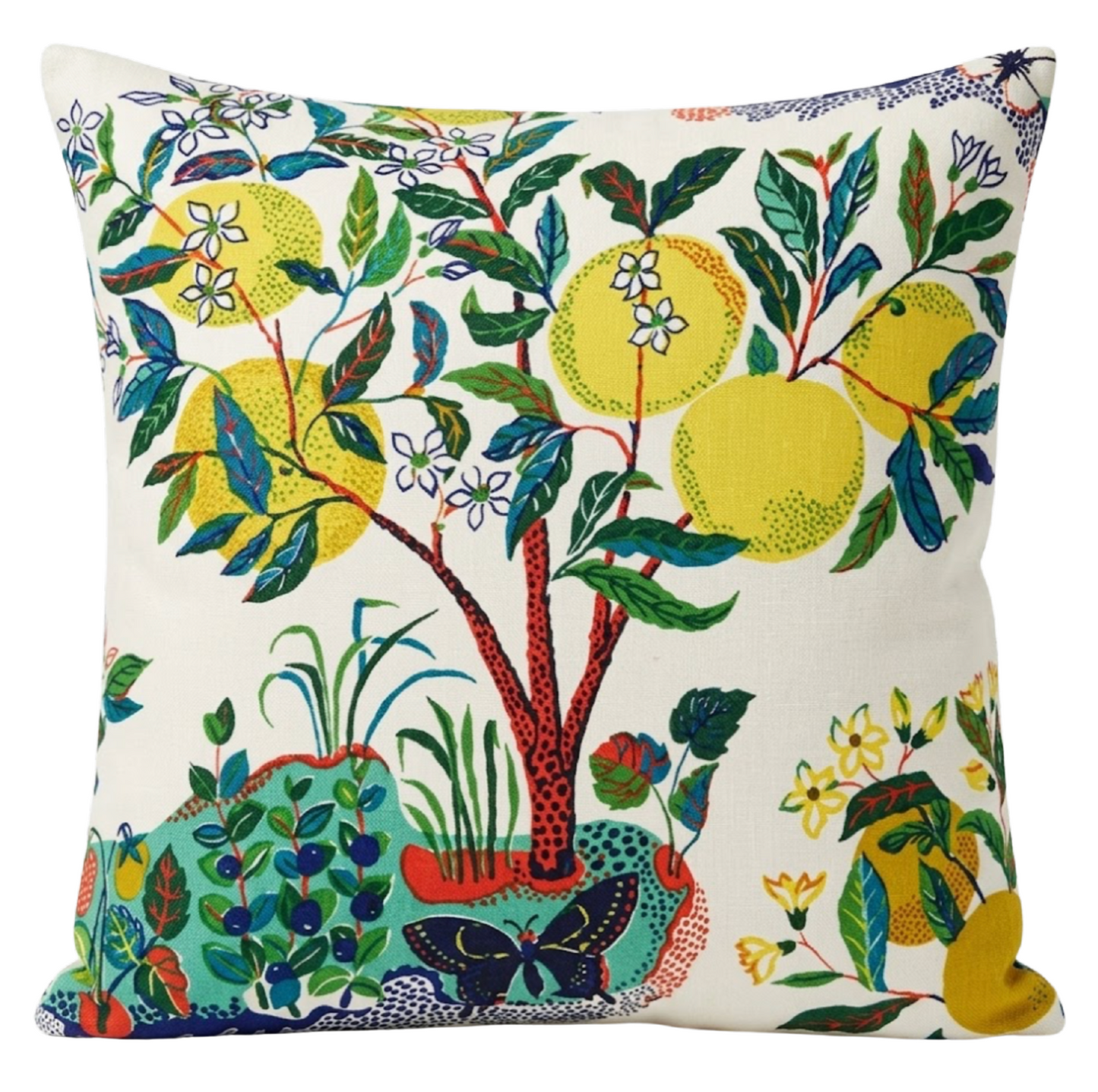 Citrus Garden Linen Pillow
