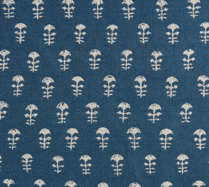 Yukka Woven Pillow in Atlantic Blue