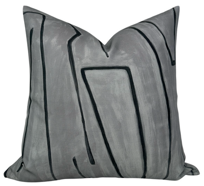 Graffito Pillow in Graphite