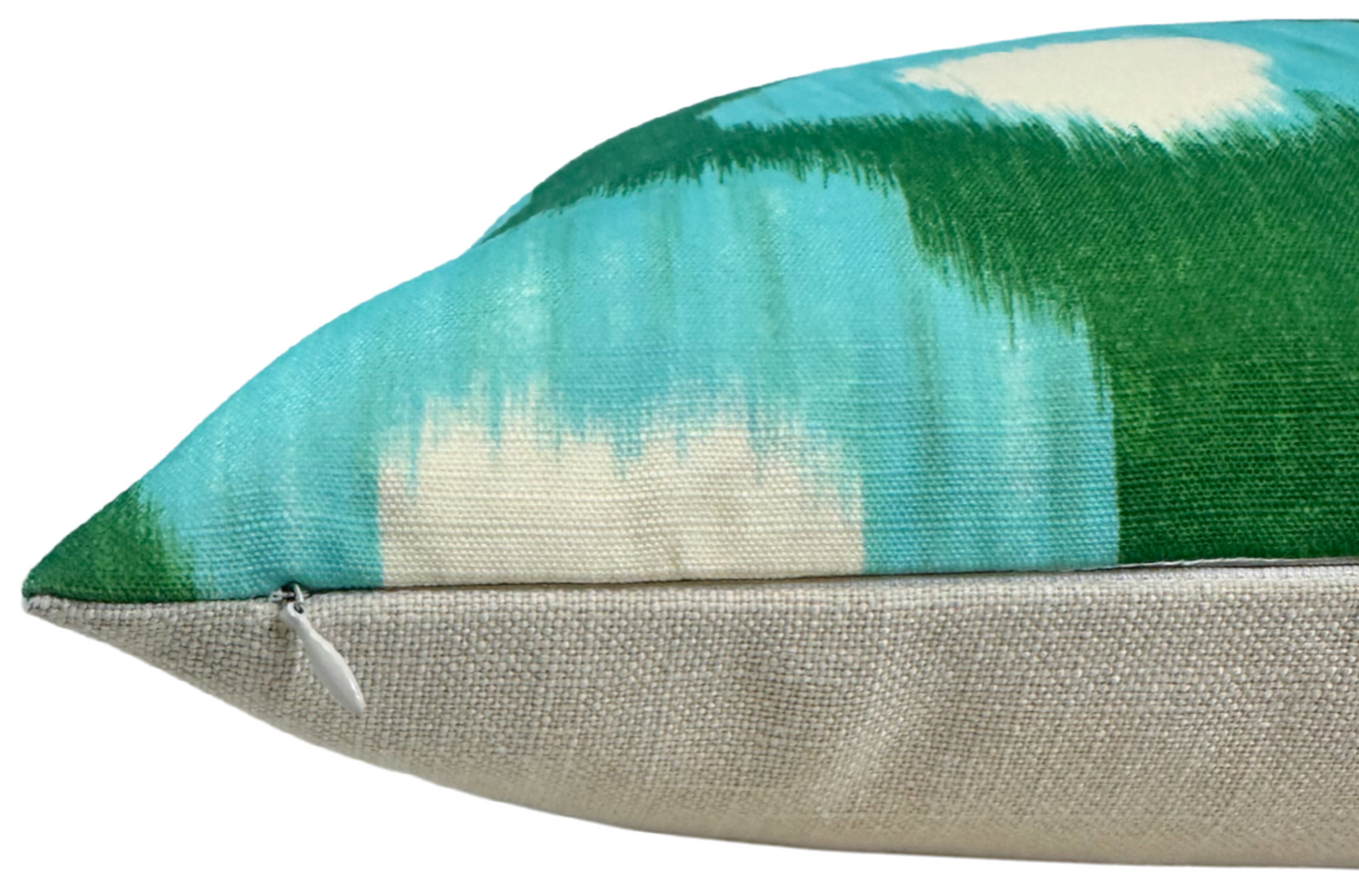 Bukhara Outdoor Pillow in Green/Blue, Indoor Outdoor Pillows
