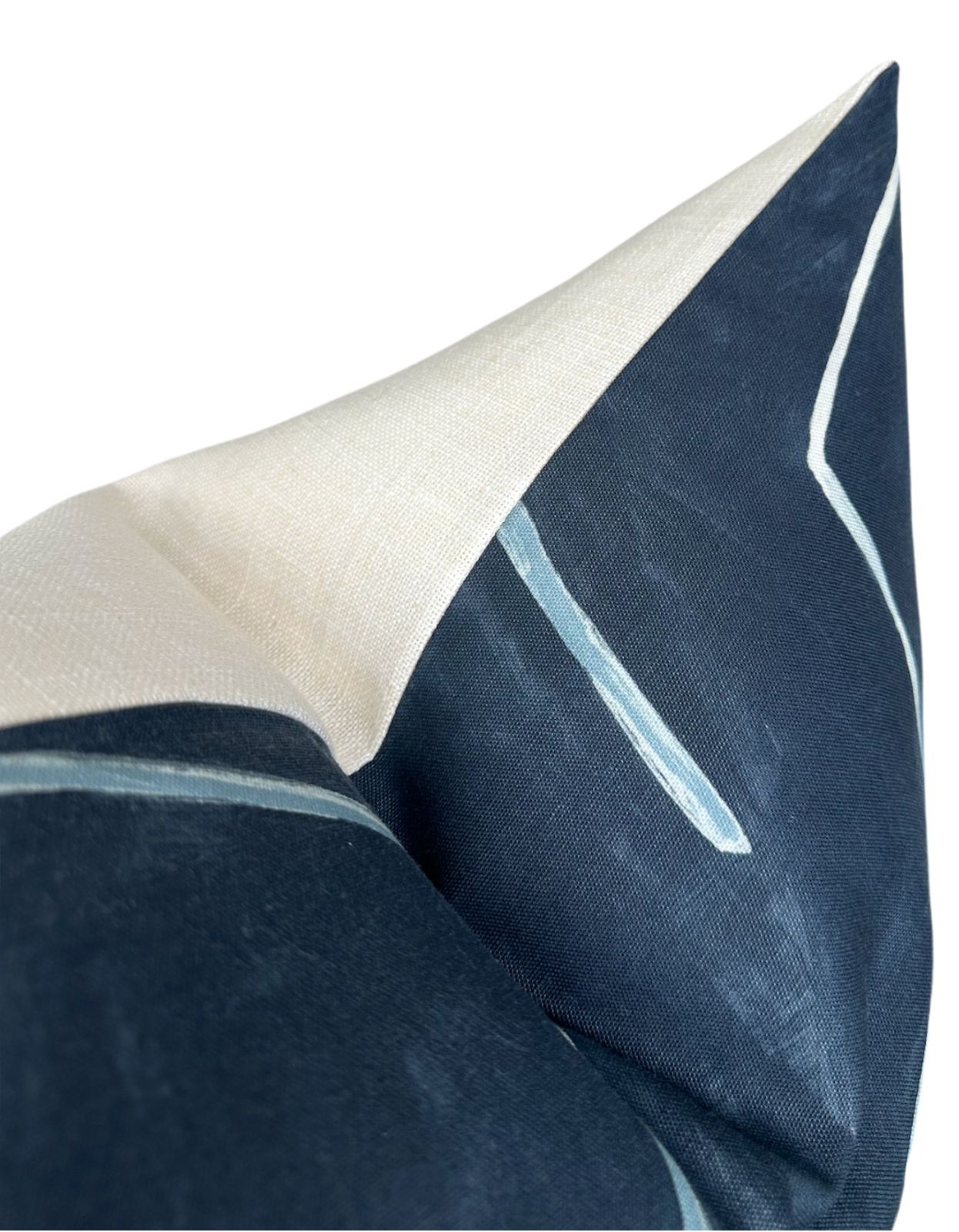 Graffito Pillow in Navy