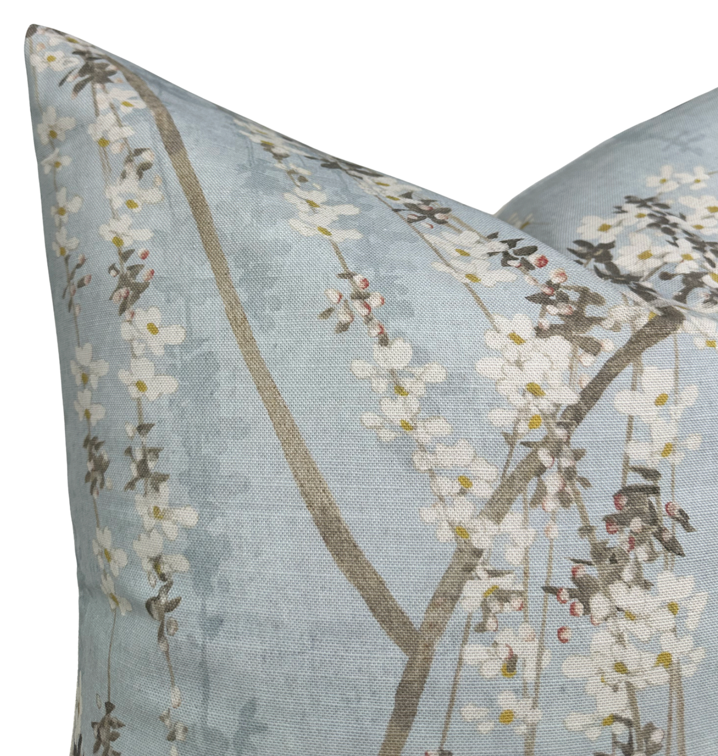 Weeping Blossom Pillow in Blue