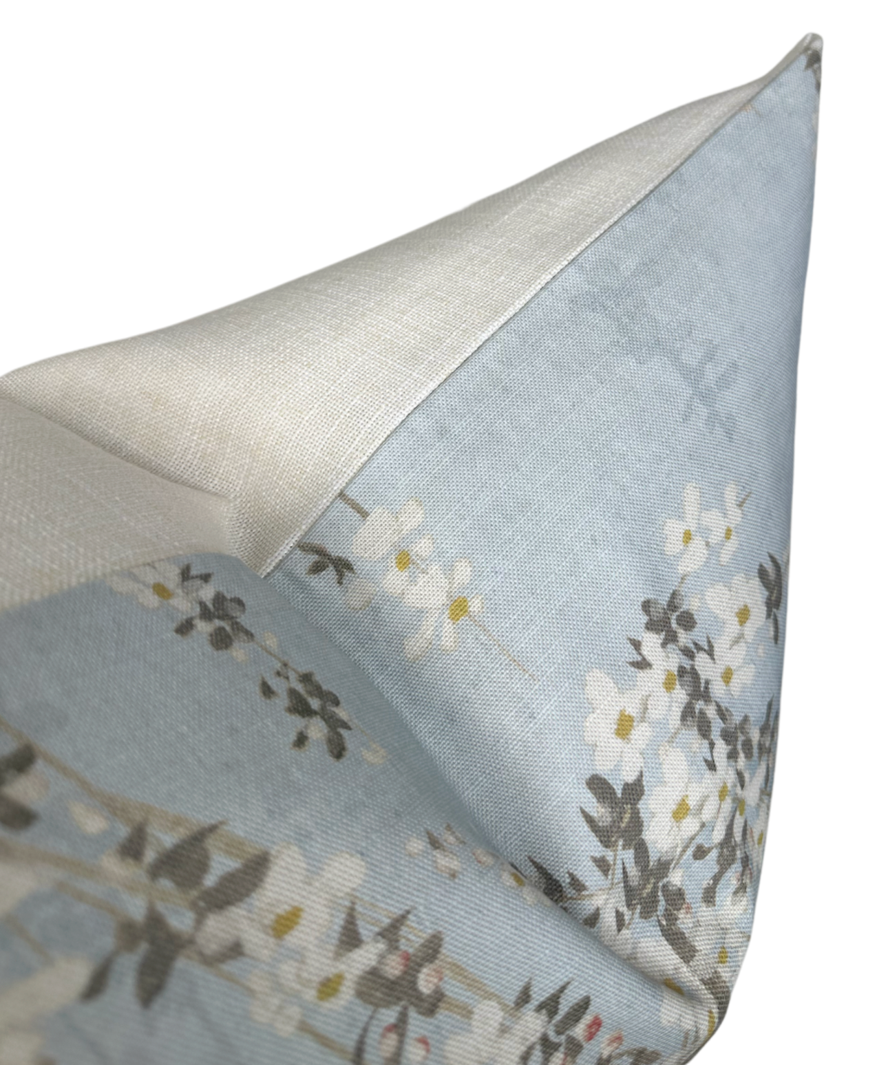 Weeping Blossom Pillow in Blue