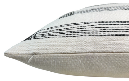 Pastiche Pillow in Chalk Jet