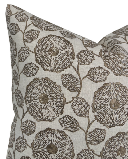 Freedia Pillow in Sepia