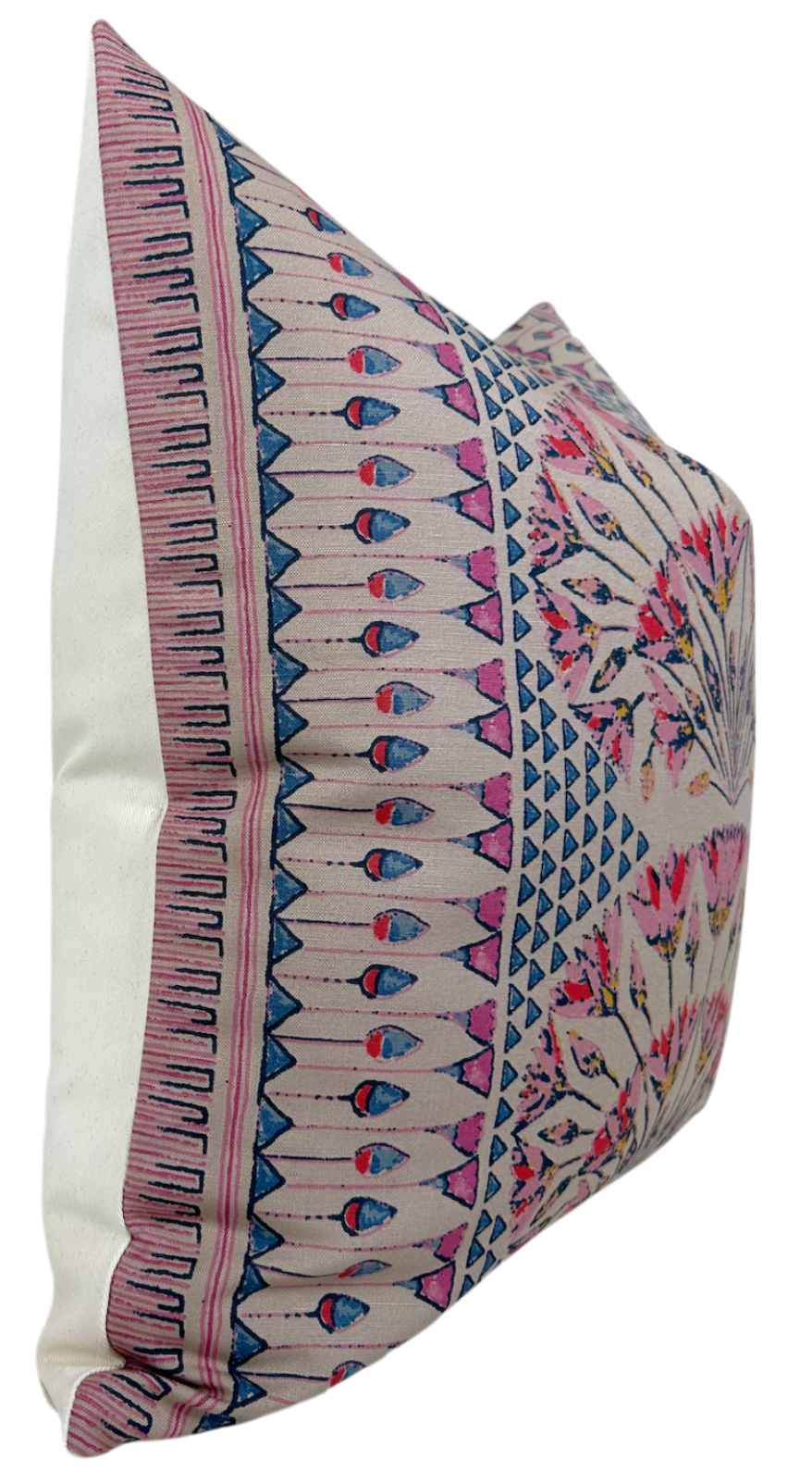 Cairo Pillow in Pink and Coral