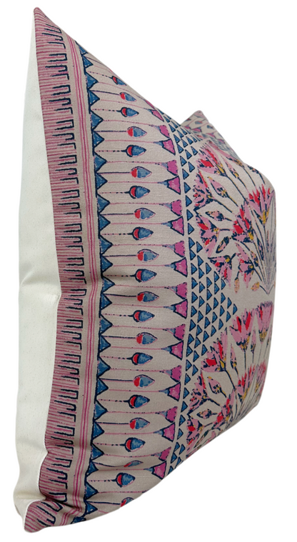 Cairo Pillow in Pink and Coral