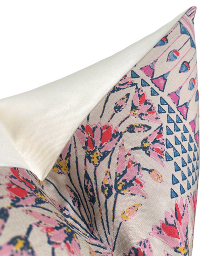 Cairo Pillow in Pink and Coral
