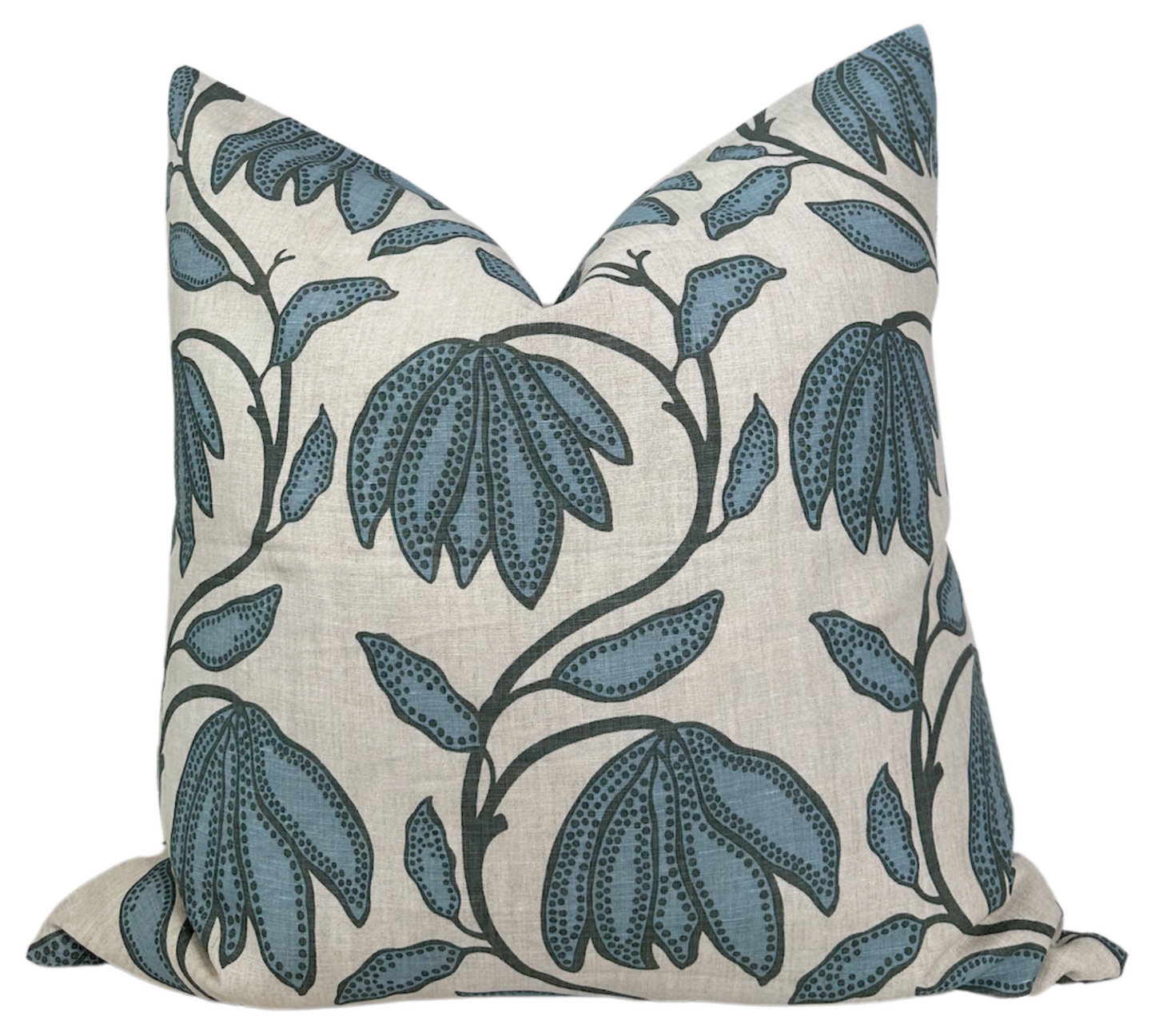 Desert Floral Pillow in Wild Sage