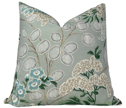 Meadow Floral Pillow in Sage