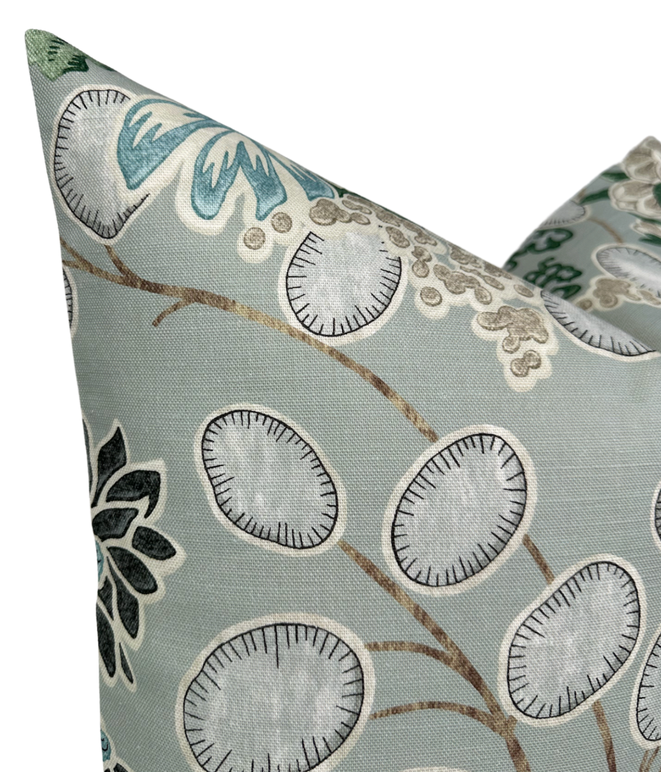 Meadow Floral Pillow in Sage
