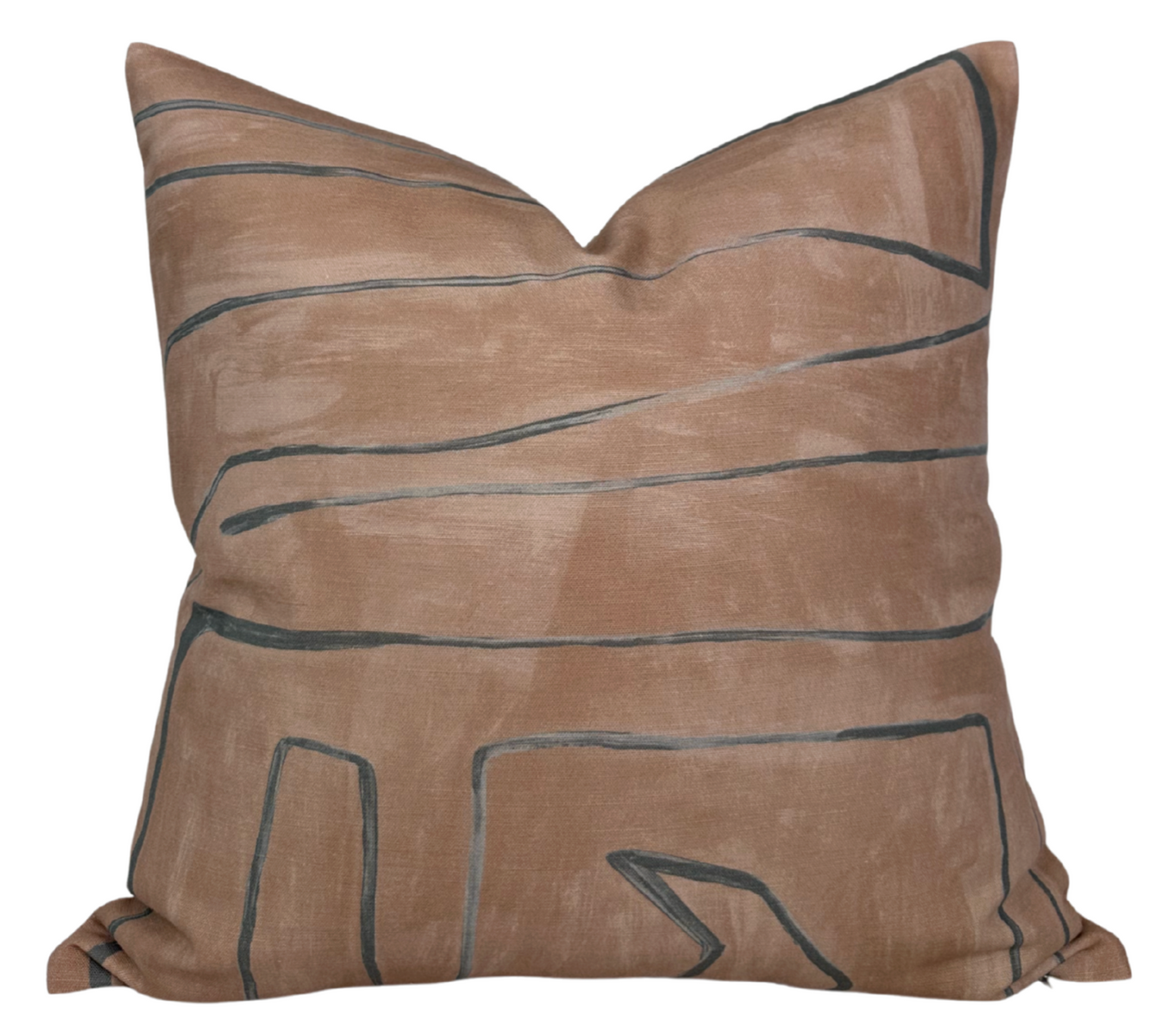 Graffito Pillow in Rosa