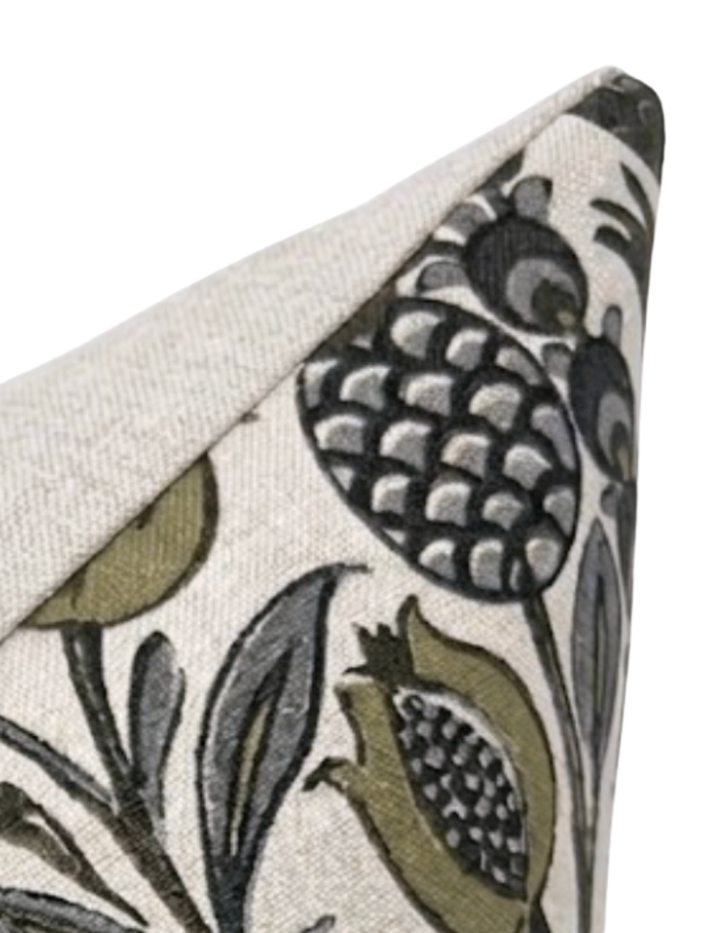 Cornelia Pillow in Gold and Grey
