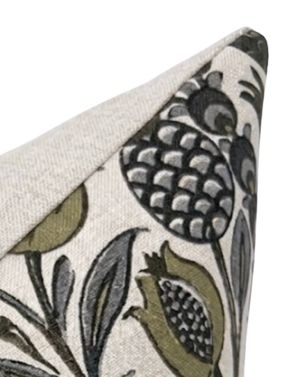 Cornelia Pillow in Gold and Grey