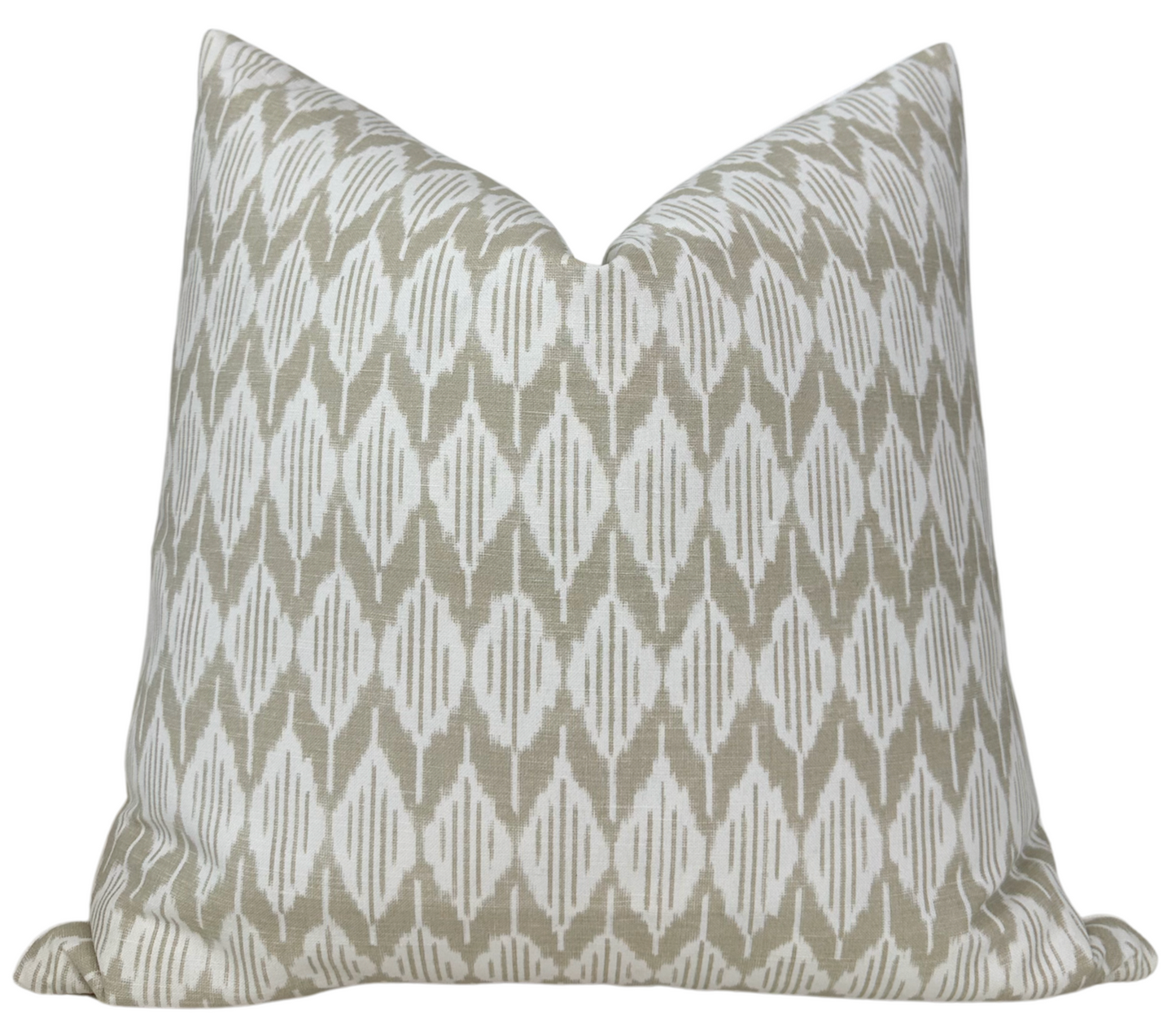 Balin Ikat Pillow in Beige
