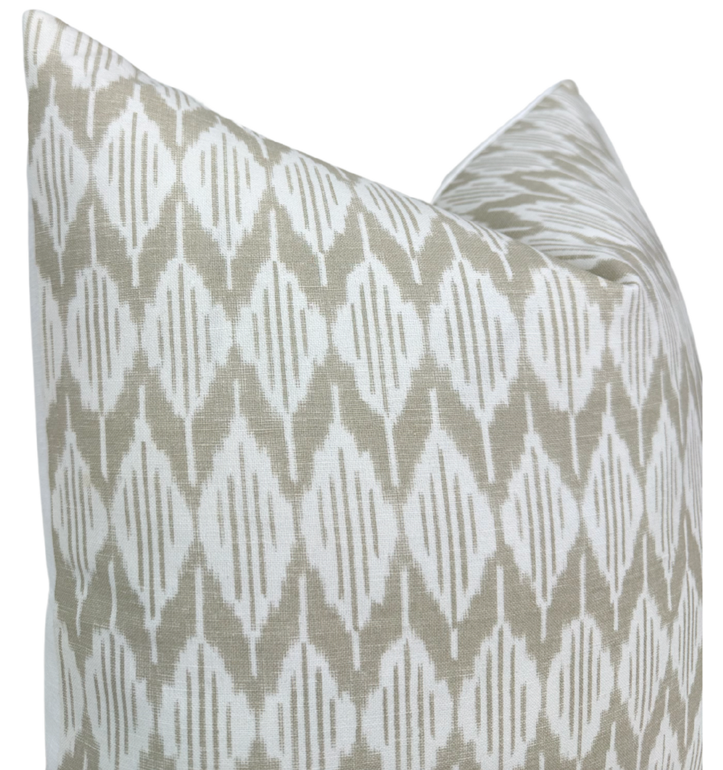 Balin Ikat Pillow in Beige