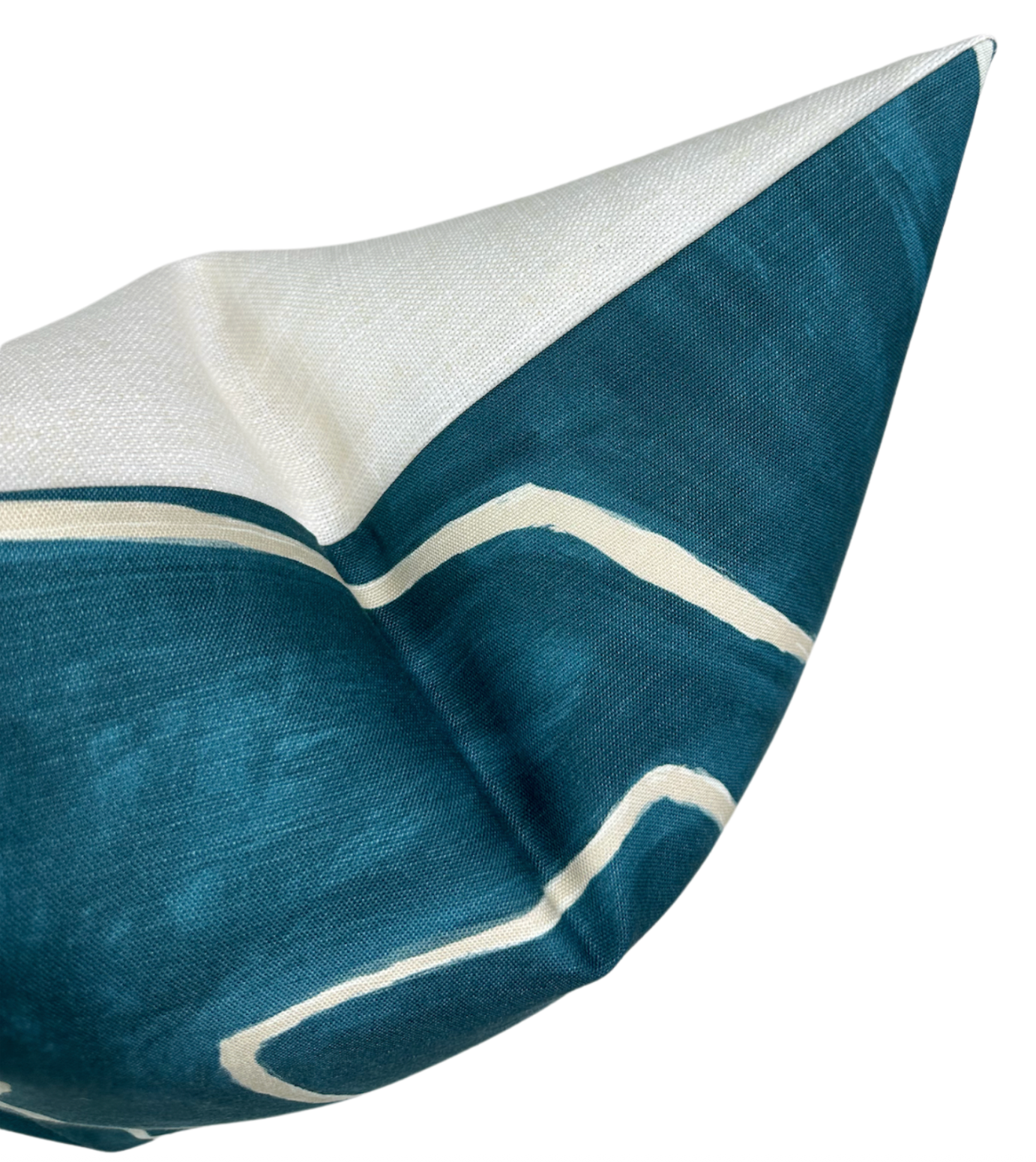 Graffito Pillow in Teal Pearl