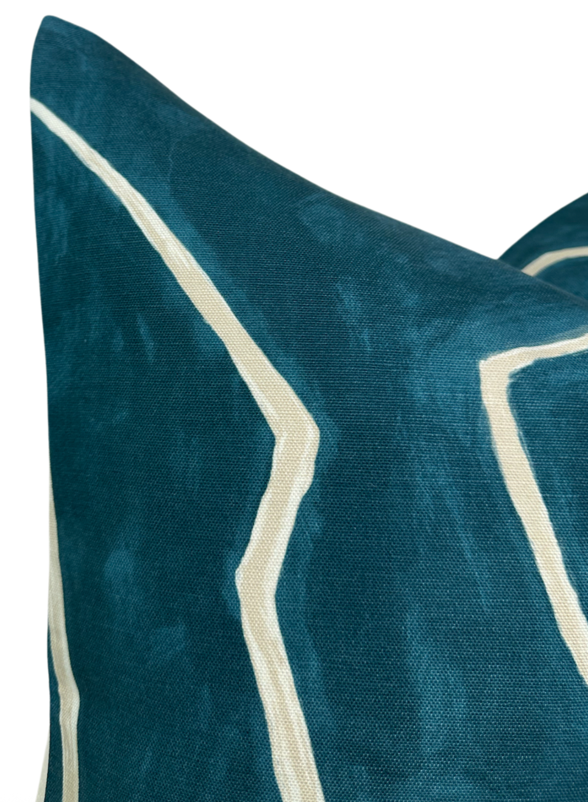Graffito Pillow in Teal Pearl