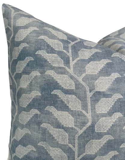Folio Pillow in Lake Blue