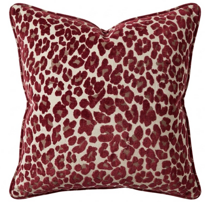 Margaux Spotted Pillow in Mulberry
