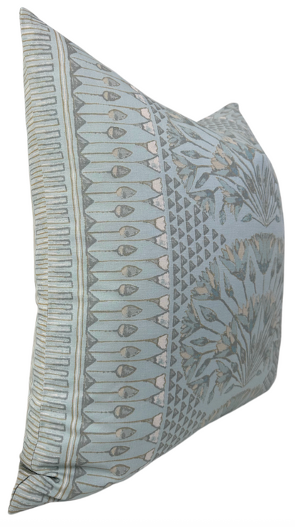 Cairo Pillow in Spa Blue