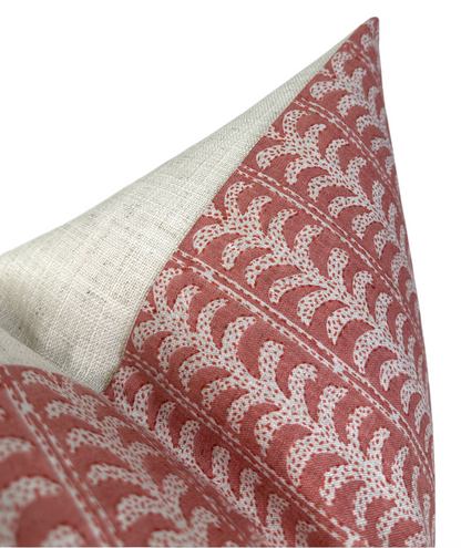 Luxor Pillow in Guava, Walter G Pillows