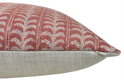 Luxor Pillow in Guava, Walter G Pillows
