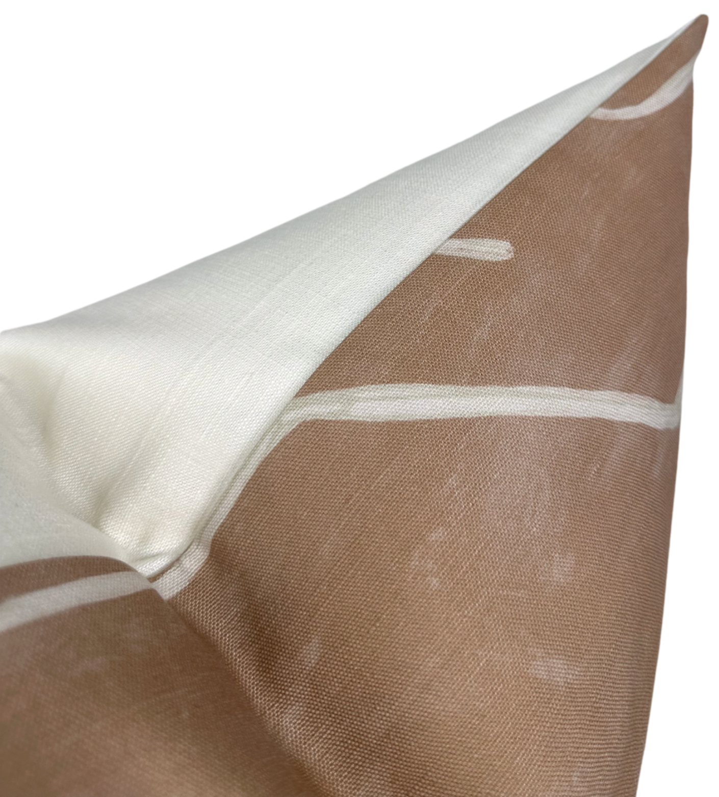 Graffito Pillow in Salmon Cream