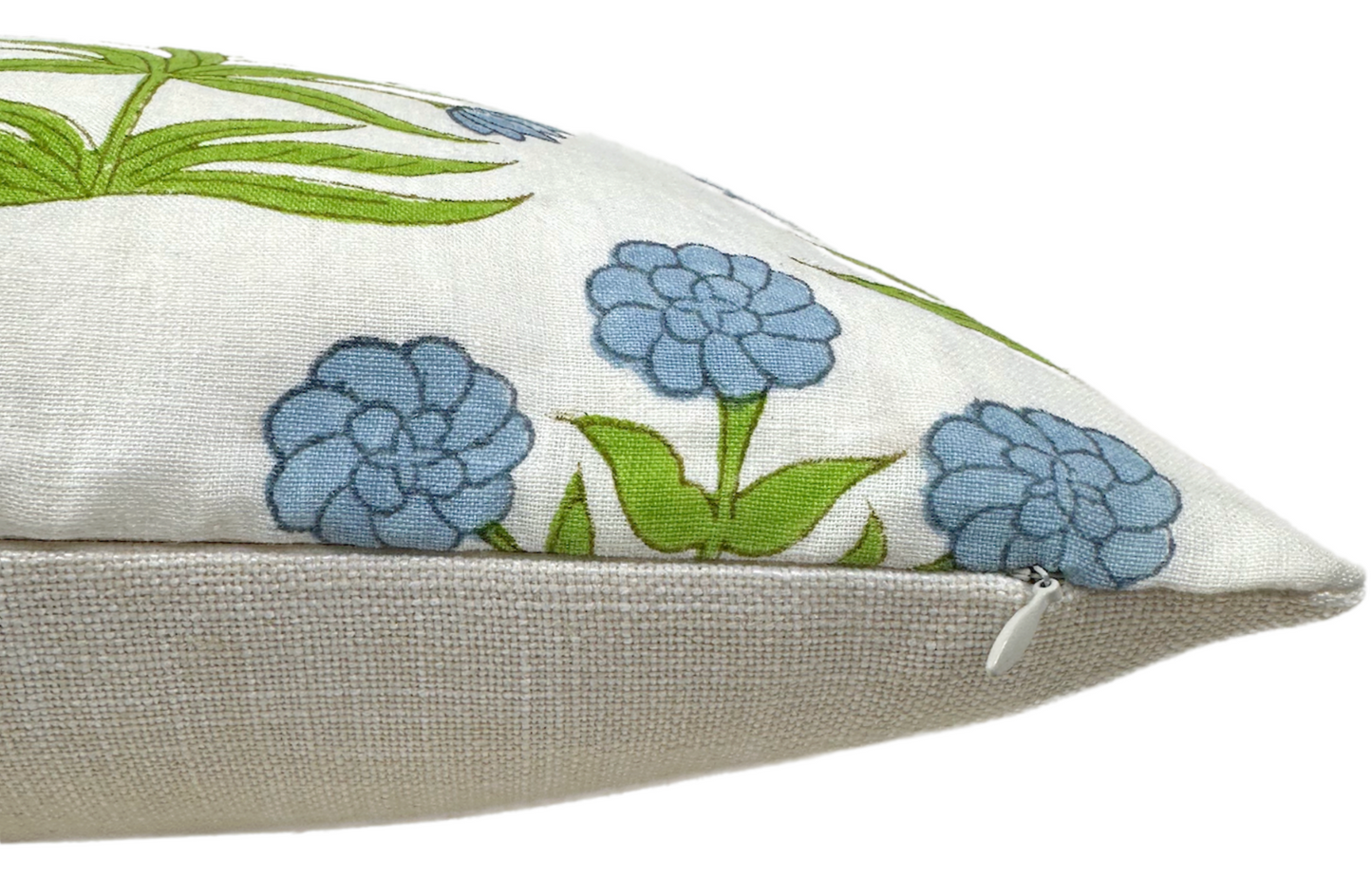 Mughal Pillow in Sky Blue and Pistachio