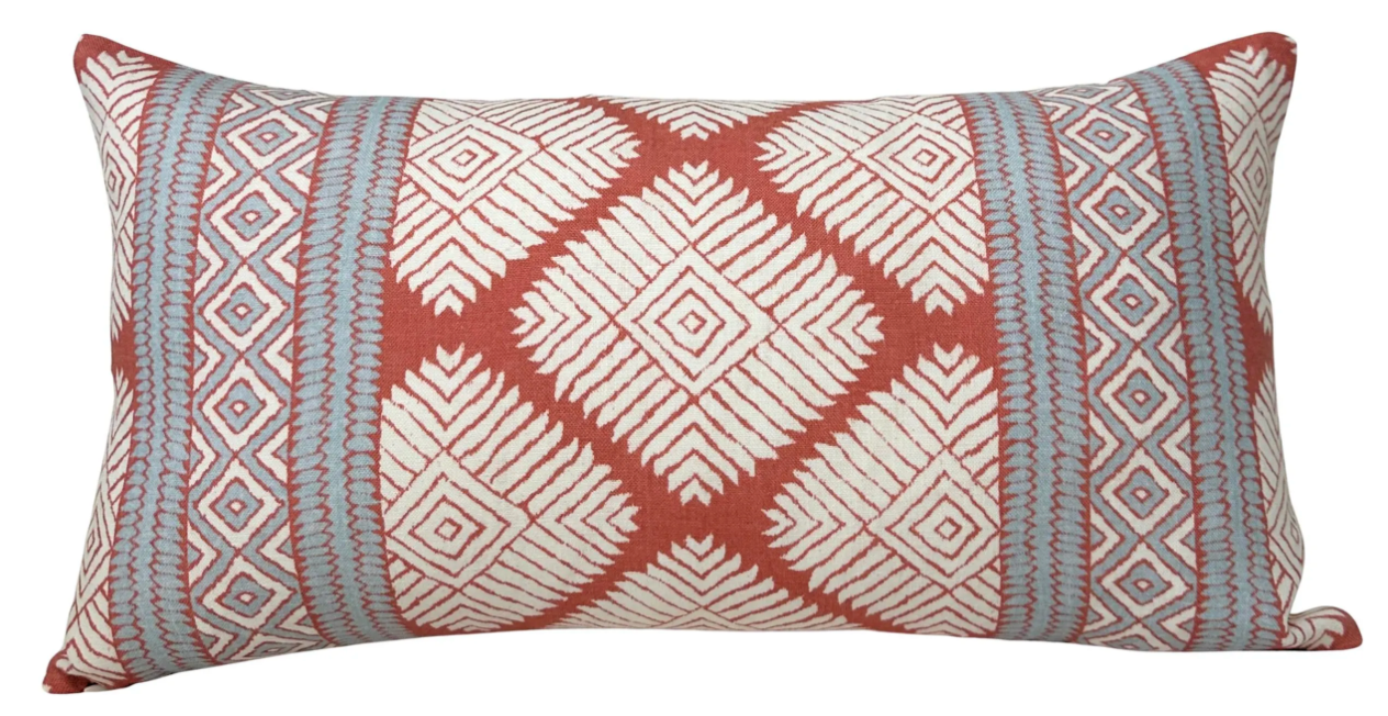 Austin Pillow in Coral