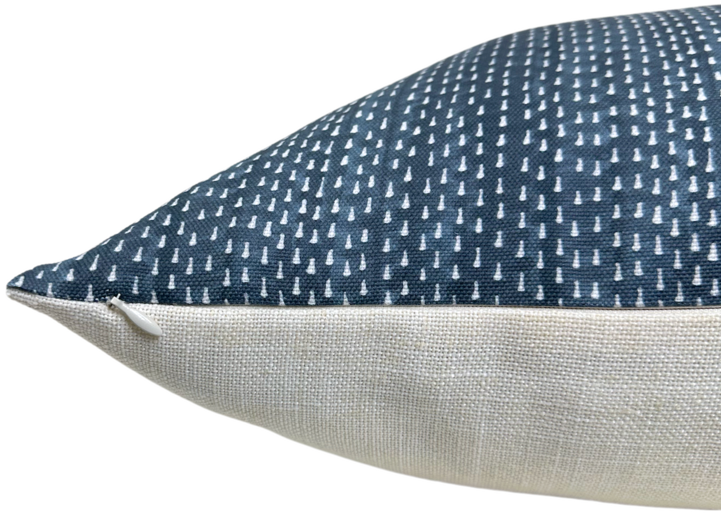 Kantha Pillow in Navy Blue