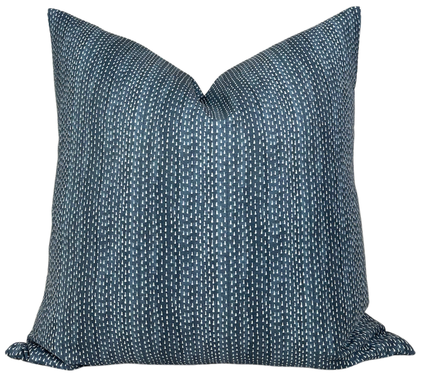 Kantha Pillow in Navy Blue
